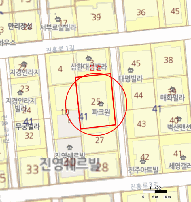지 번 약 도