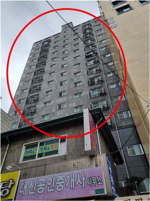본건이 소재한 루체비스타 외관
(북측에서 본 전경)