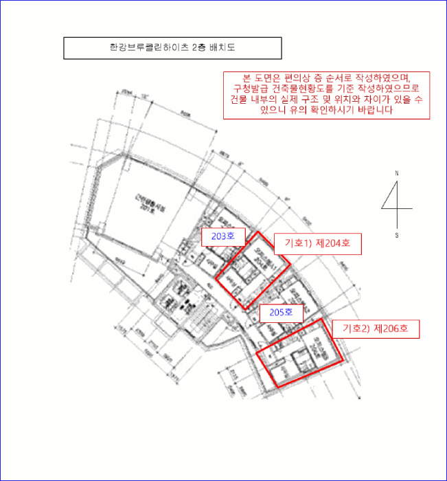 건 물 개 황 도 (층배치도 2층)