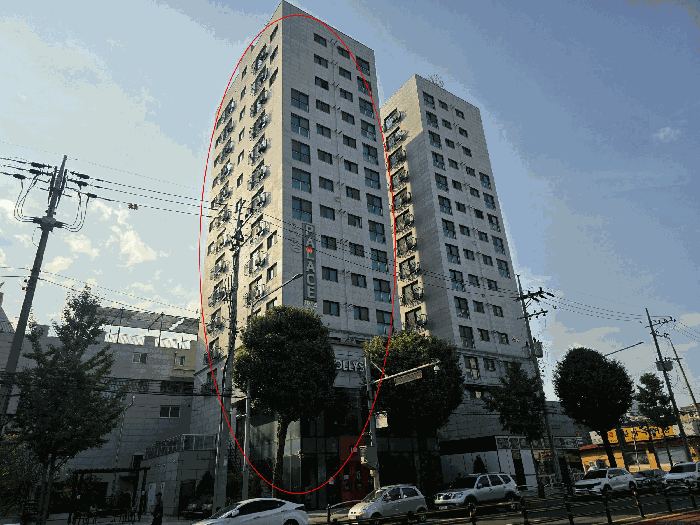 본건동 전경