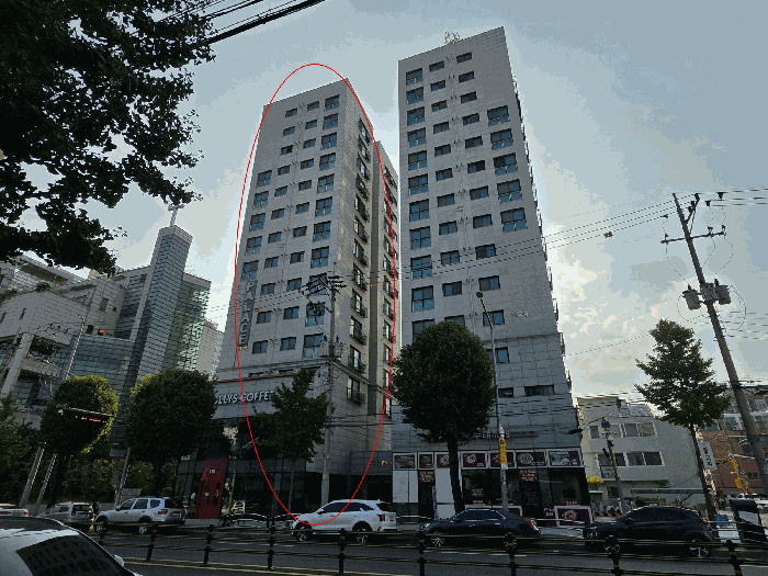 본건동 전경