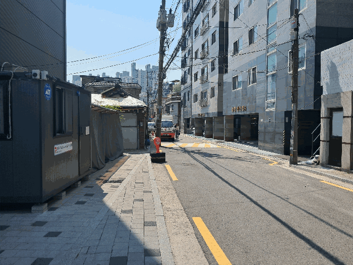 본건 건물 후면 접면도로