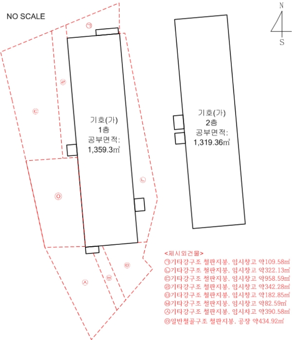 건 물 개 황 도