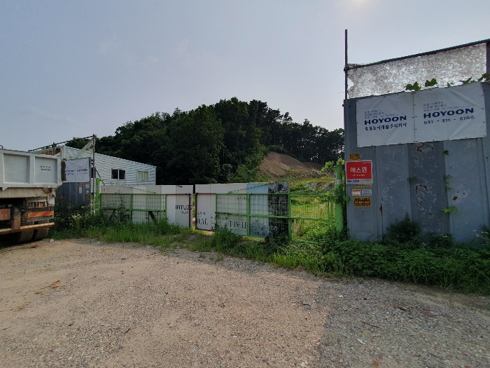 본건 진입로 전경