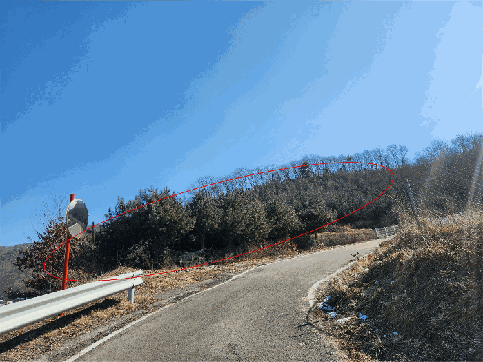 본건 기호(2) 및 주위전경
