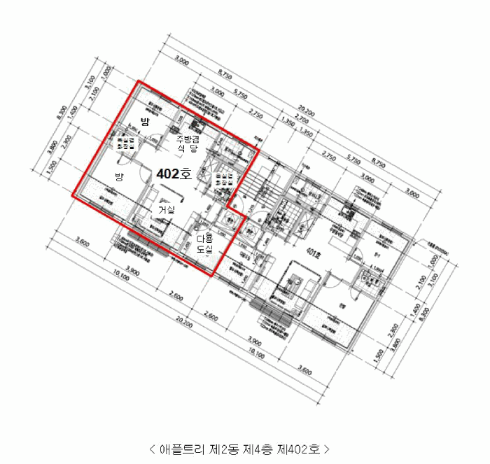 호별배치도 및 내부구조도