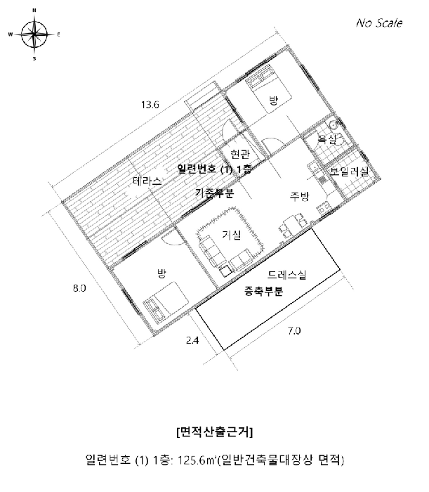지적 및 건물개황도
