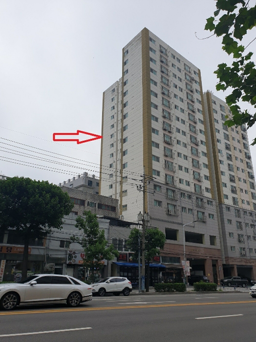 동북측에서 촬영(각층 3호)