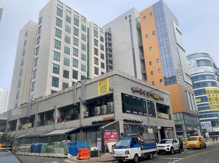 본건이 속한 제이스카이씨티 후면 전경