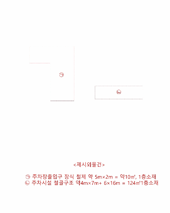 건 물 개 황 도(제시외물건)