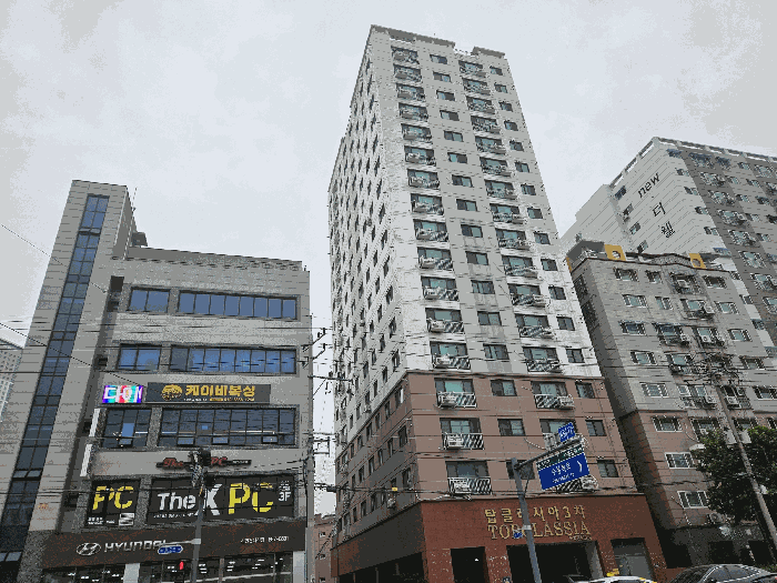 본건 남서측 인근에서 촬영