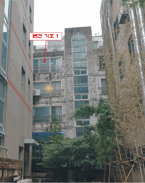 본건 전경(기호 1) - 본건 동측에서 촬영