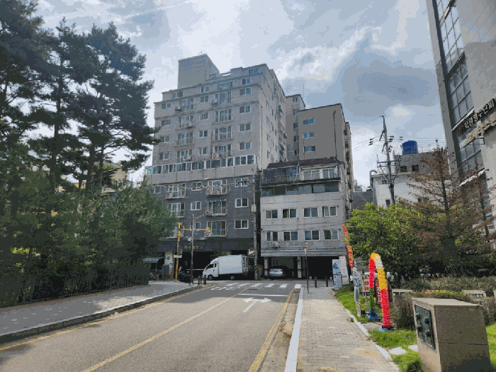 대상물건 북측 인근에서 촬영