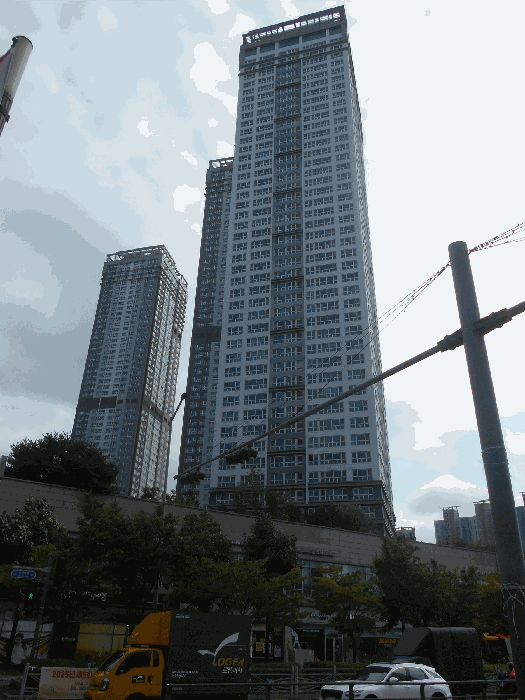 본건 전경(북서측 인근에서 촬영)