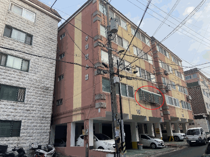 대상물건 전경 (남서측에서 촬영)