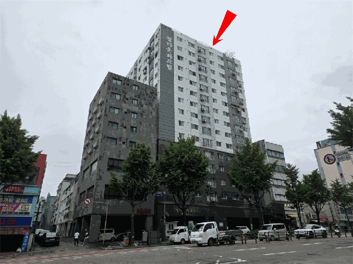본건(정다운파크빌) 전경