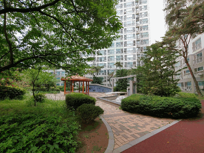 단지 내 전경