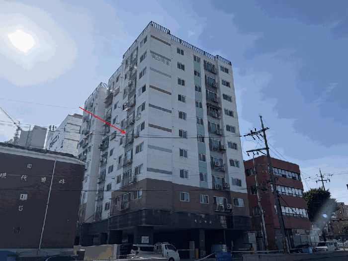 본건 남동측 전경