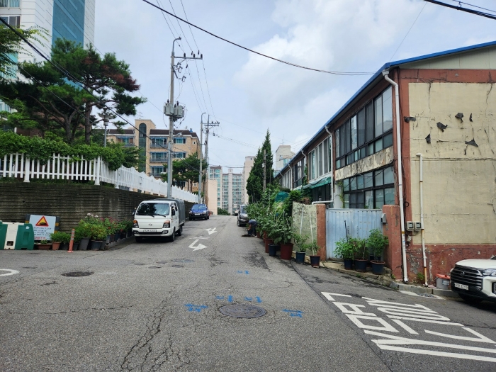 남측 도로변 전경