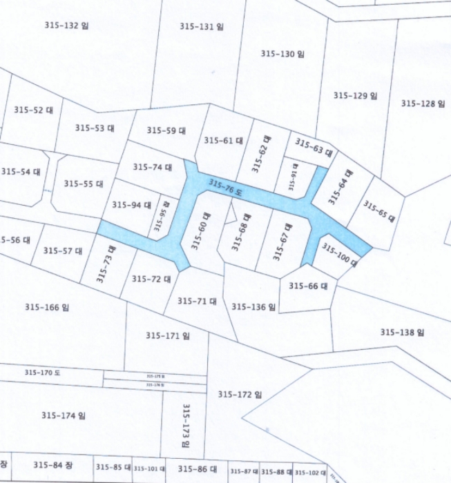 지 적 도(연번2:용강리 315-76)