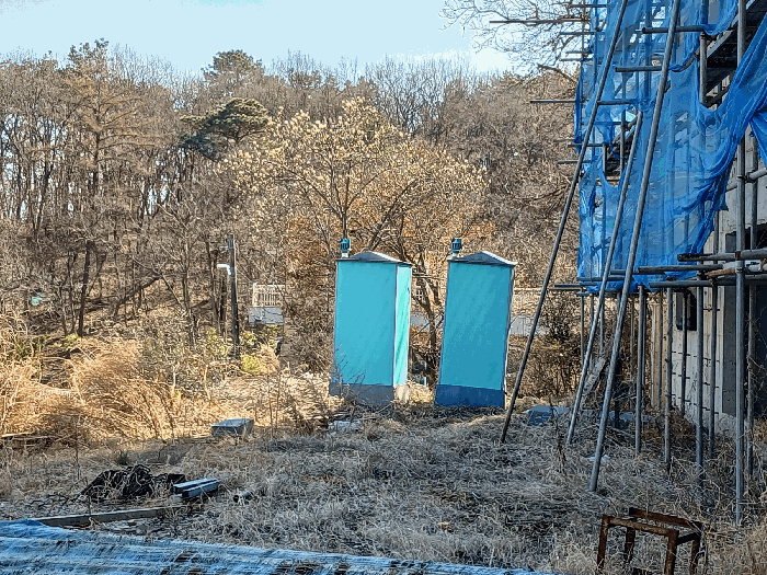 평가제외 이동식화장실