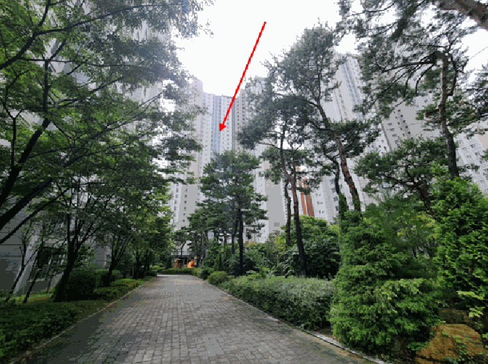 단지 내부 전경