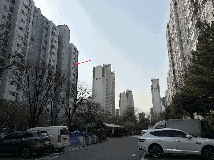 본건 소재 2205동 주위 단지 전경
