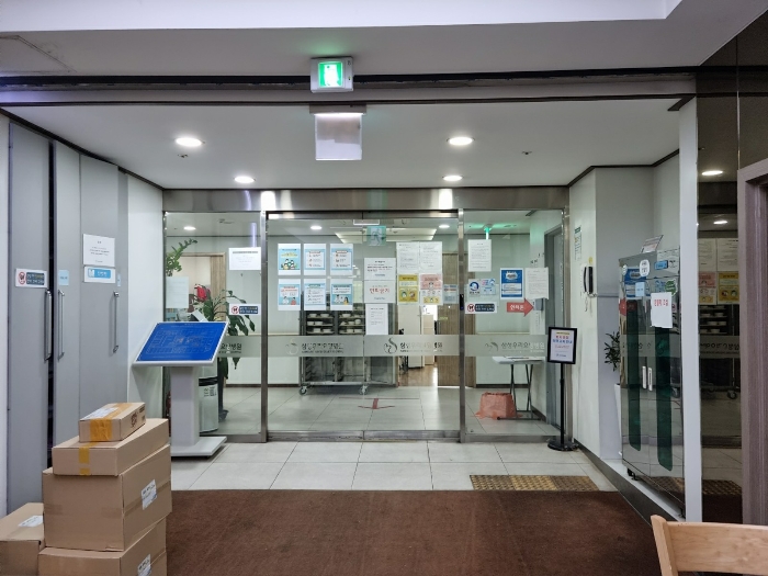 본건 기호(1) 7층 701호 요양병원 출입구
