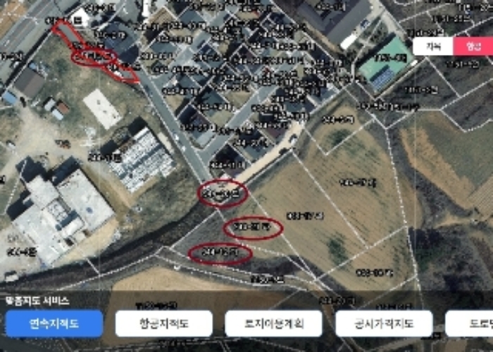 항공 지적도