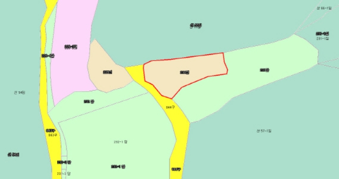 지적약도