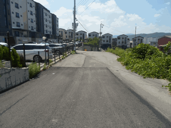 기호(1) 도로 북동측 부근에서 촬영