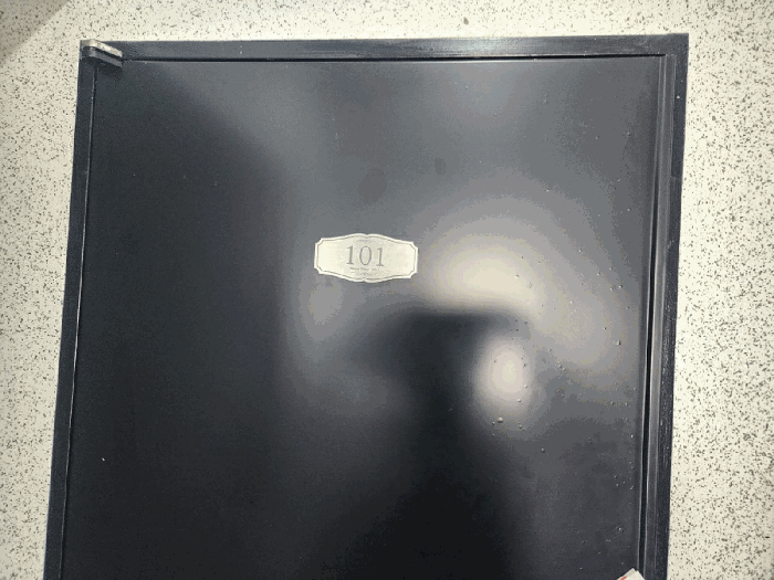 기호1 1층 101호 현관문 호수 표시