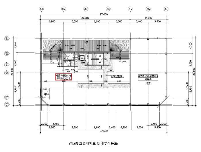 호별배치도 및 내부이용도
