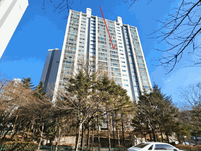 북서측에서 촬영