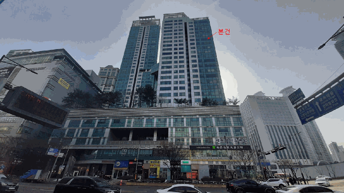 <본건 건물, 북동측 촬영>