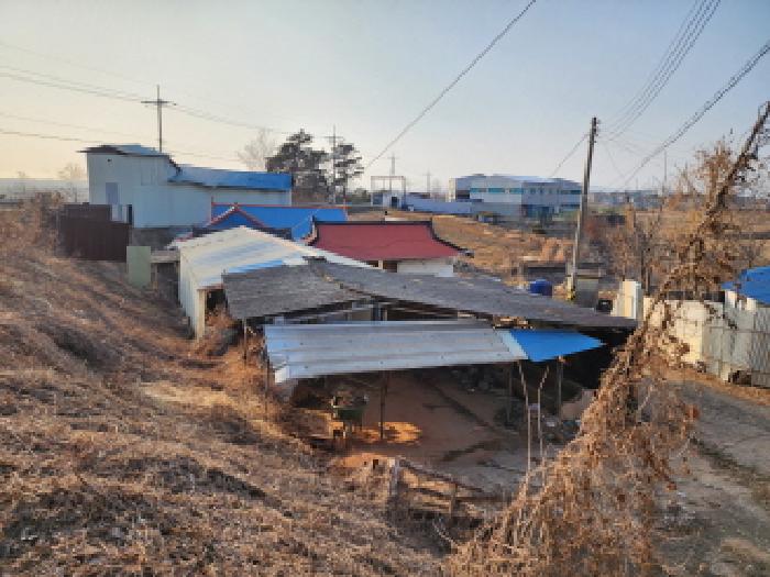 해당 임야 지상의 주택 전경