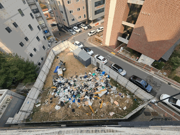 본건 전경
(남서측에서 촬영)