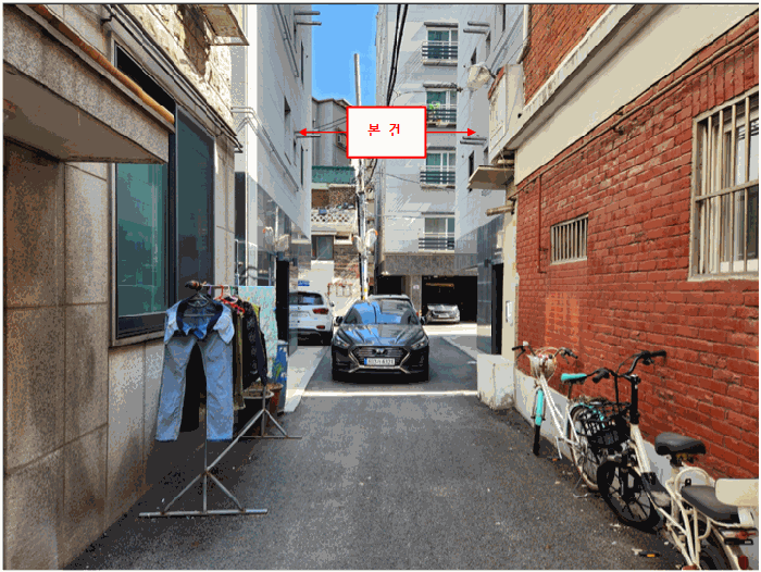 주위환경(북측에서 촬영)