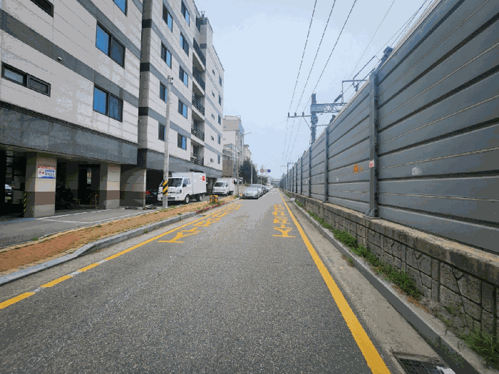 본건후면도로상황