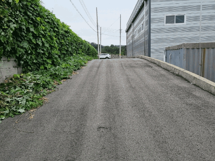 본건 기호(4,5) 동측에서 촬영