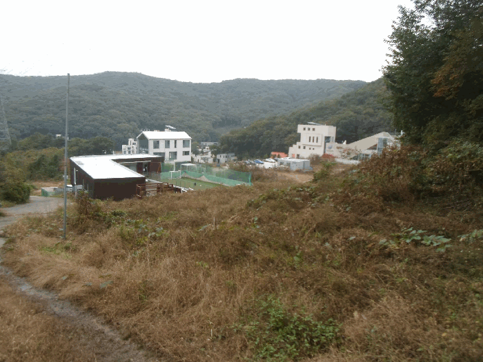 기호(1) 토지 북서측 부근에서촬영