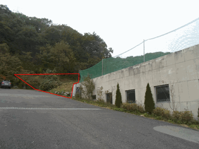 본건 동측 인근에서 촬영