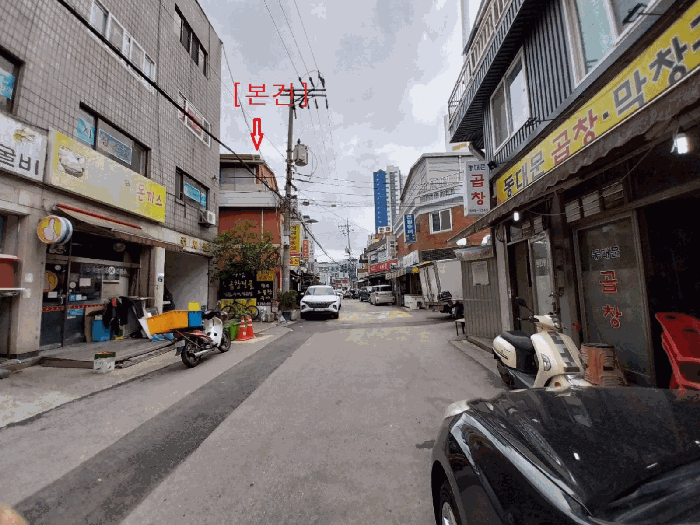 본건 북동측에서 본 원경