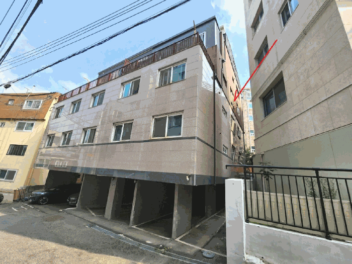 북서측에서 촬영
