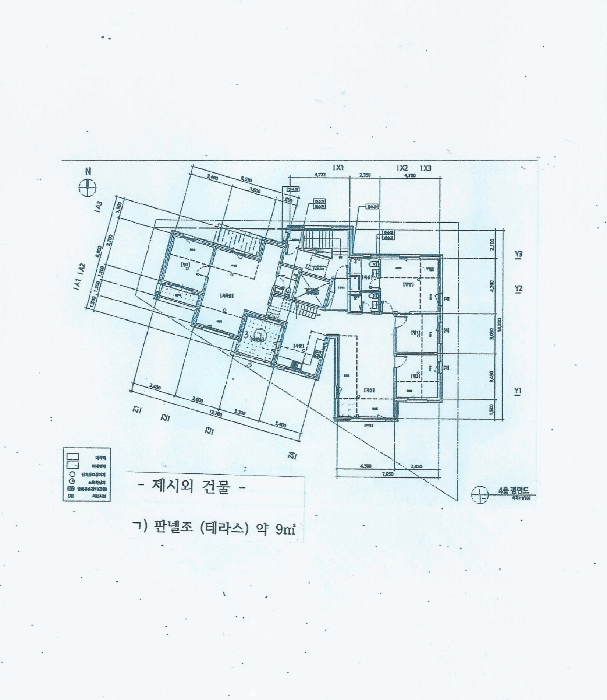 지적 및 건물개황도