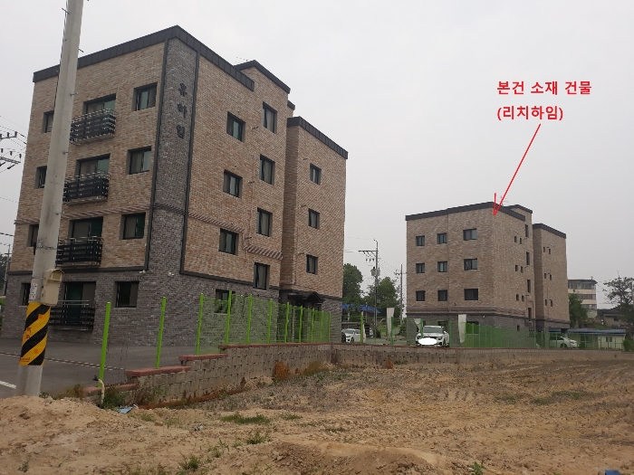 본건 주위환경; 남동측에서 촬영