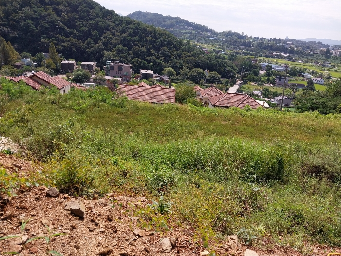 기호1 토지에서 남동측 전원주택단지 촬영