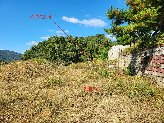 본 건 기호"1,2,3,4" 전경(남동측에서 촬영)