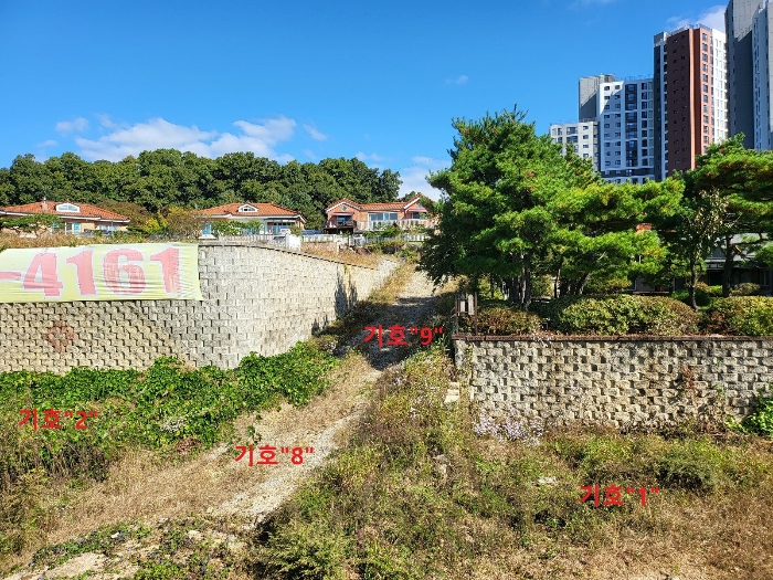 본 건 기호"1,2,8,9" 전경(남서측에서 촬영)