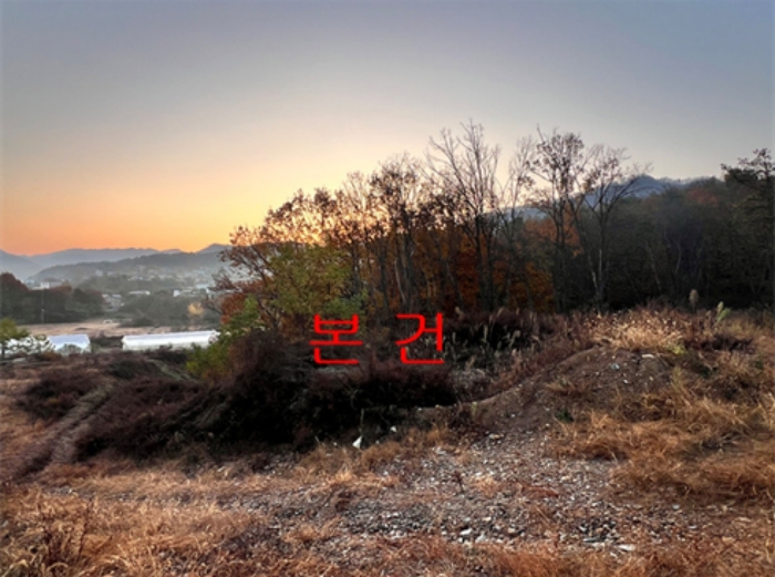 <본건 서측에서 촬영>
